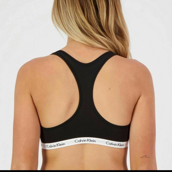 Calvin Klein Unlined Cotton Bralette - NWOT - Picture 3 of 6